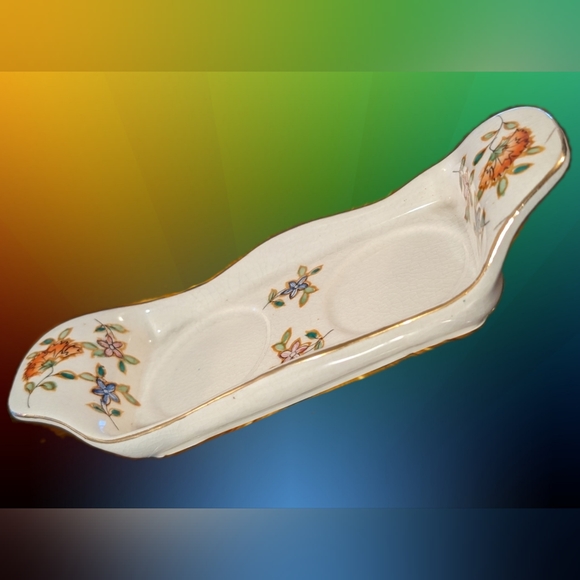 Moriyama Mori-machi Chintz Gilded Salt & Pepper Shakers - Picture 10 of 12